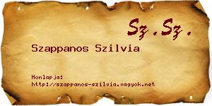 Szappanos Szilvia névjegykártya